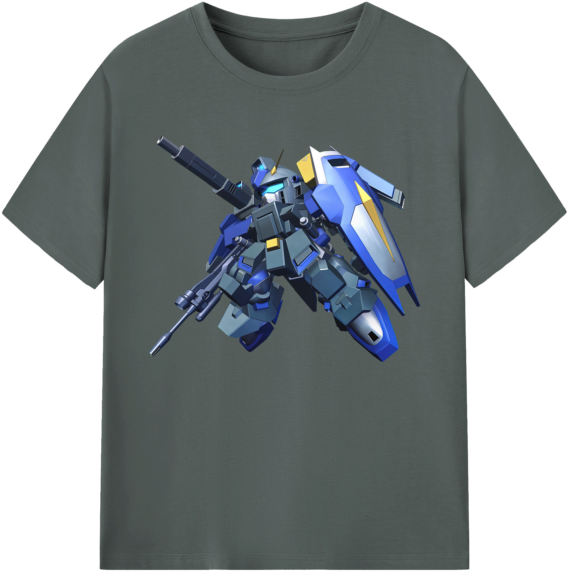 （画像用） 機動戦士ガンダム Mobile Suit Gundam 綿100％ メンズ半袖Tシャツ｜肌触りやわらか＆通気性
